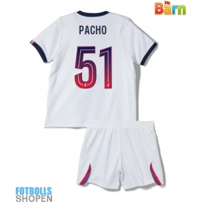 Billiga Paris Saint-Germain Willian Pacho #51 Bortatröja Barn 2026-27 Kortärmad (+ Korta byxor)